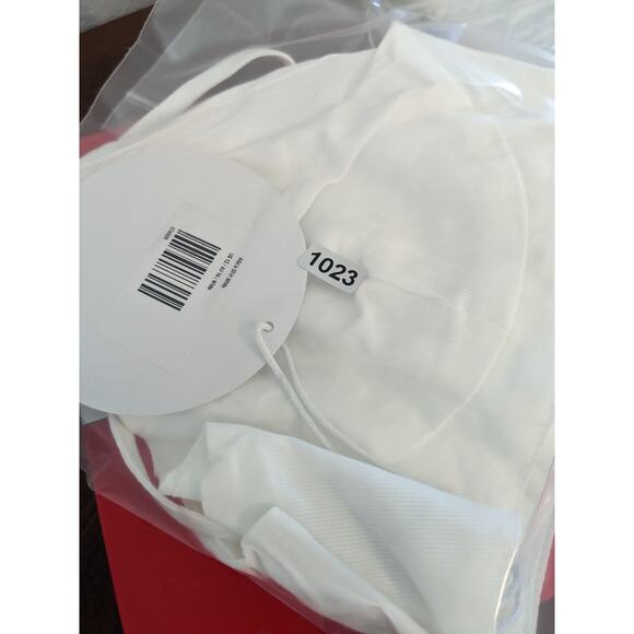 Princess Polly Adalia Bralette Top‎ Womens 12 White Triangle Crop Deep VNeck Bra - Picture 7 of 12